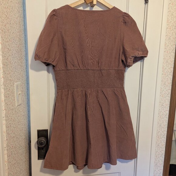 American Eagle V-Neck Mini Dress, NWOT, Size L - Picture 4 of 4